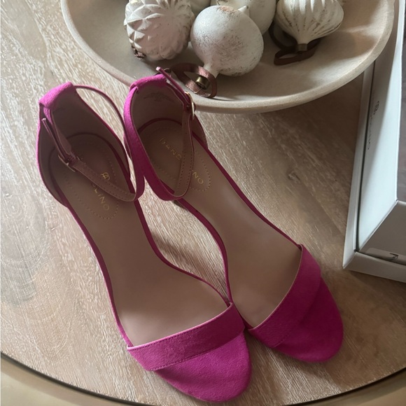 Bandolino Shoes - Bandolino Pink Ankle Strap Heels